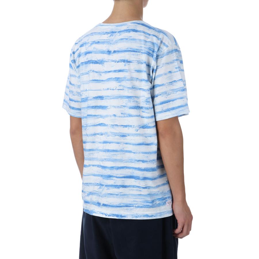 【P5倍】ARTIST BORDER T-SHIRT / BLUE (PC-006-3353) Porter Classic(ポータークラシック) |  | 02