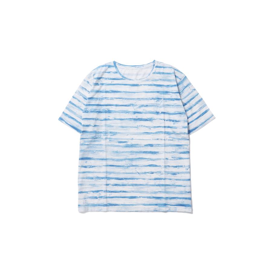 【P5倍】ARTIST BORDER T-SHIRT / BLUE (PC-006-3353) Porter Classic(ポータークラシック) |  | 04