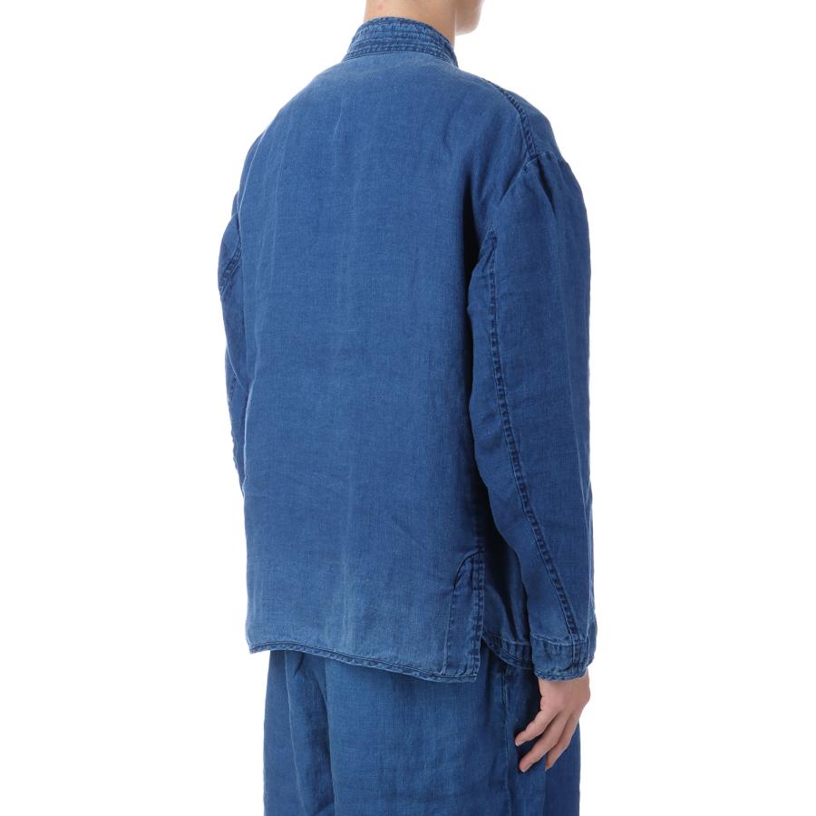 【P5倍】INDIGO LINEN CHINESE JACKET / BLUE (PC-021-3314) Porter Classic(ポータークラシック) |  | 02