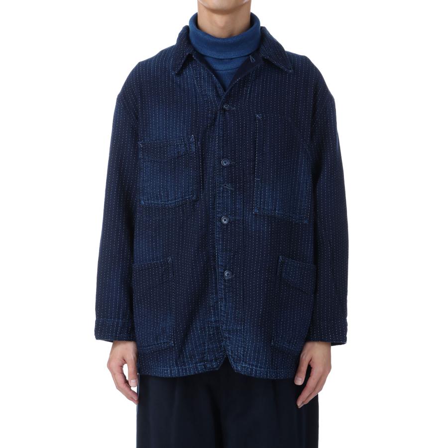 【P5倍】SASHIKO STRIPE COVERALLS WATCH CHAIN ITEM / BLUE (PC-059-3188) Porter Classic(ポータークラシック) | 
