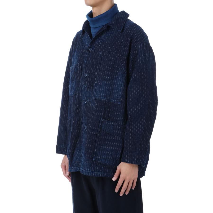 【P5倍】SASHIKO STRIPE COVERALLS WATCH CHAIN ITEM / BLUE (PC-059-3188) Porter Classic(ポータークラシック) |  | 01
