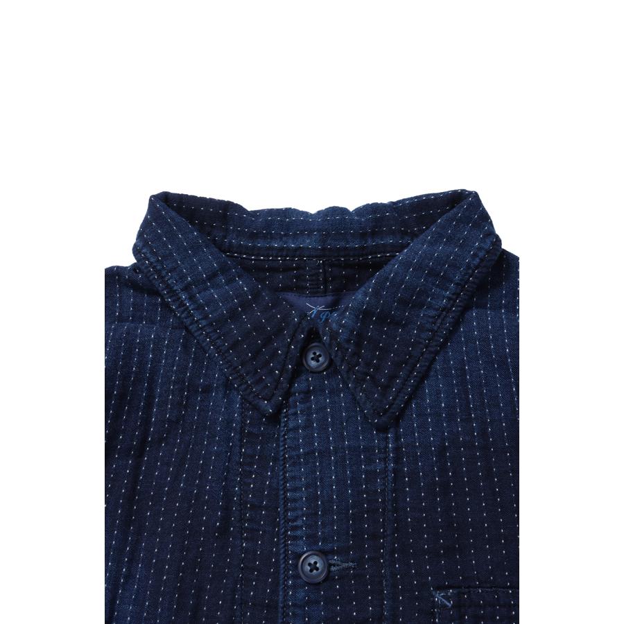 【P5倍】SASHIKO STRIPE COVERALLS WATCH CHAIN ITEM / BLUE (PC-059-3188) Porter Classic(ポータークラシック) |  | 08