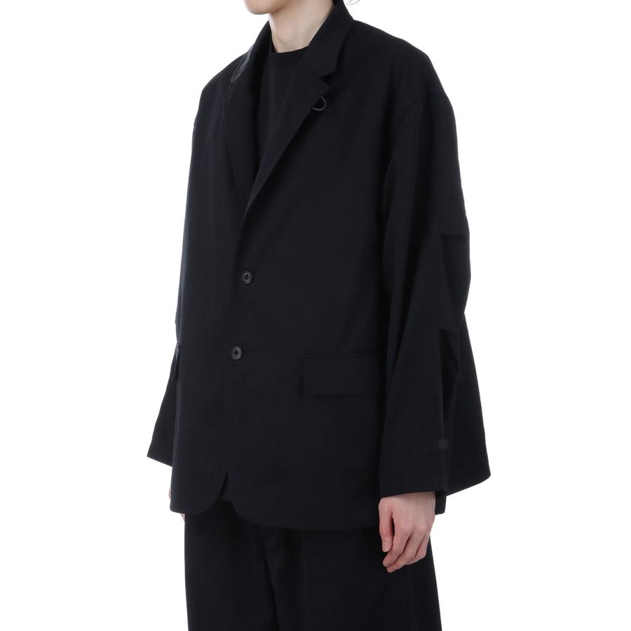 DAIWA PIER39 TECH LOOSE 2B JACKET TWILL - BLACK (BJ-56025 DAIWA PIER39 TECH LOOSE 2B JACKET TWILL - BLACK (BJ-56025