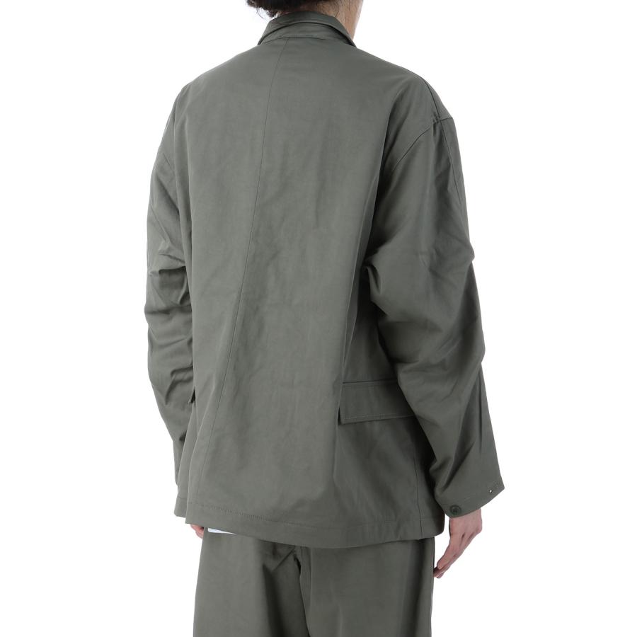 DAIWA PIER39 TECH LOOSE 2B JACKET TWILL - WOLF GRAY (BJ DAIWA PIER39 TECH LOOSE 2B JACKET TWILL - WOLF GRAY (BJ