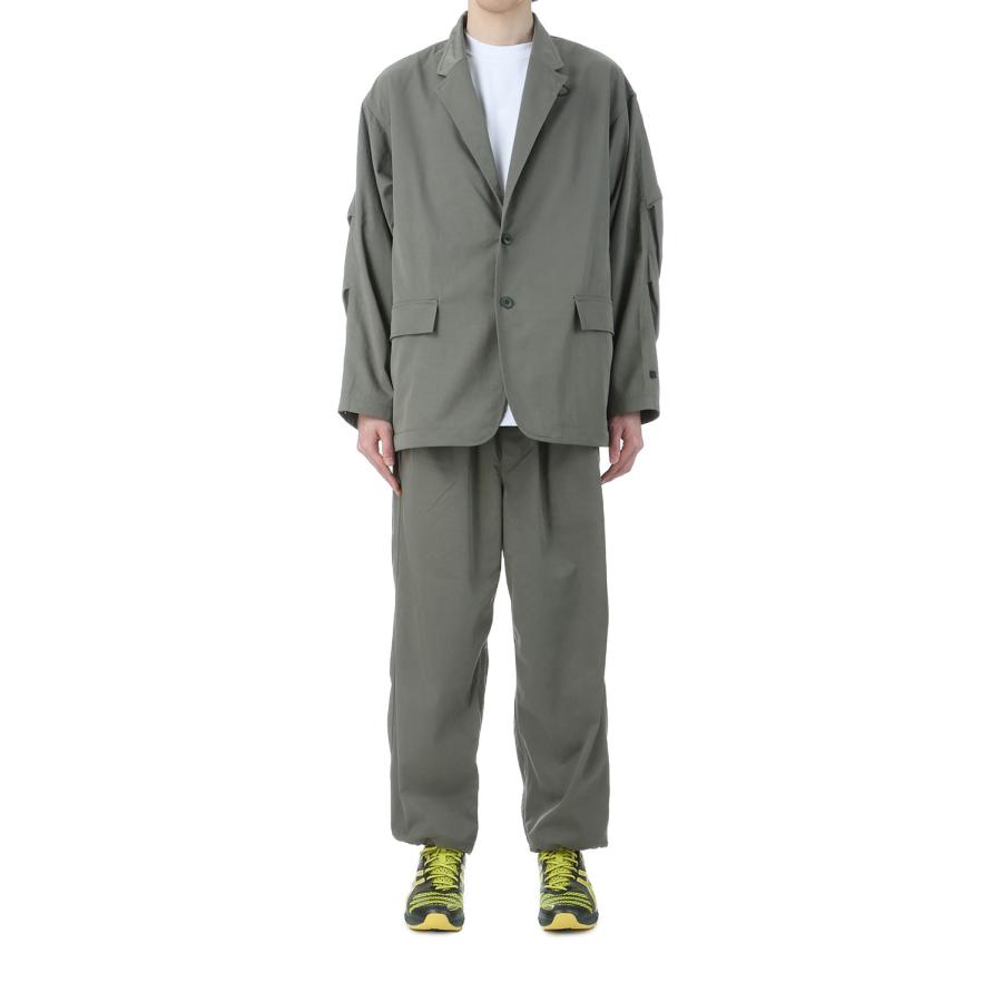 DAIWA PIER39 TECH LOOSE 2B JACKET TWILL - WOLF GRAY (BJ DAIWA PIER39 TECH LOOSE 2B JACKET TWILL - WOLF GRAY (BJ