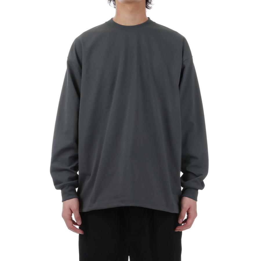 DAIWA PIER39 TECH DRAWSTRING L/S TEE - CHARCOAL (BE-40025 DAIWA PIER39 TECH DRAWSTRING L/S TEE - CHARCOAL (BE-40025
