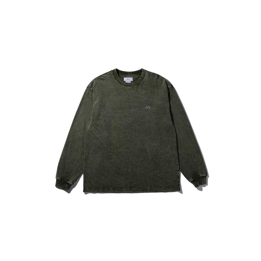 【P5倍 / SALE】GDYE HEAVY WEIGHT L/S TEE - GREEN (ACY-24AW-006) Acy(エイシー) | 