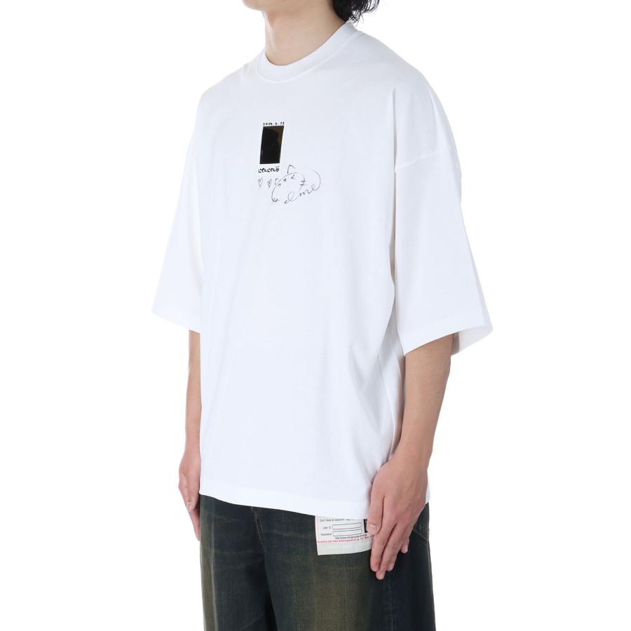 doublet（ダブレット） 【SALE】CHEKI RAINBOW-FILM T-SHIRT - WHITE 