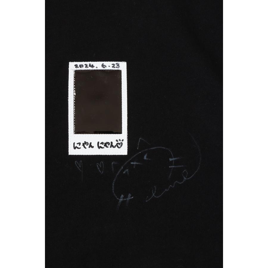 doublet（ダブレット） 【SALE】CHEKI RAINBOW-FILM T-SHIRT - BLACK 