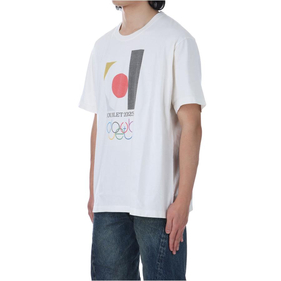 【P5倍 / SALE】DOUBLET2025SS LOGO T-SHIRT - WHITE (25SS46CS383) doublet(ダブレット) |  | 03