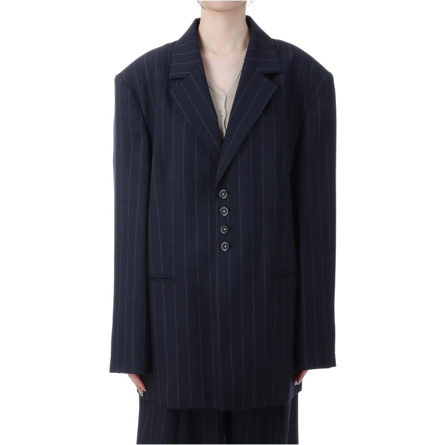Stripe Over Jacket - INDIGO (12510101) Todayful(トゥデイフル) | TODAYFUL