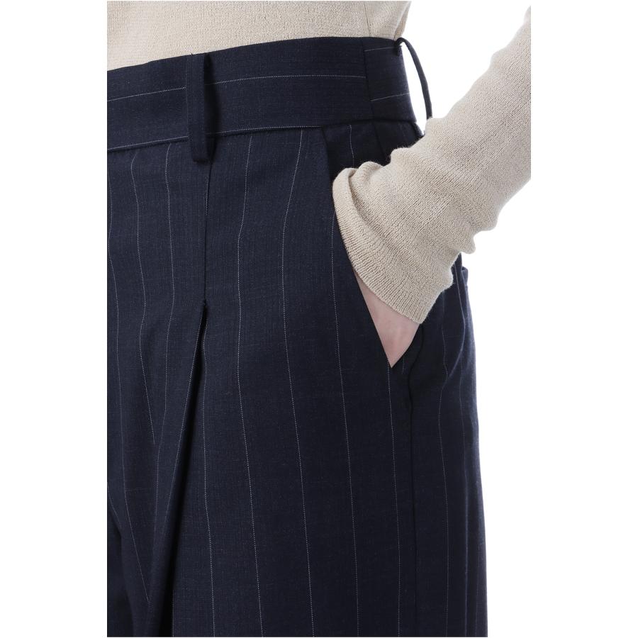 Stripe Tuck Trousers - INDIGO (12510702) Todayful(トゥデイフル) | TODAYFUL | 04