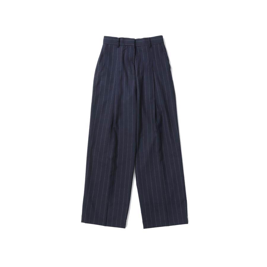 Stripe Tuck Trousers - INDIGO (12510702) Todayful(トゥデイフル) | TODAYFUL | 05