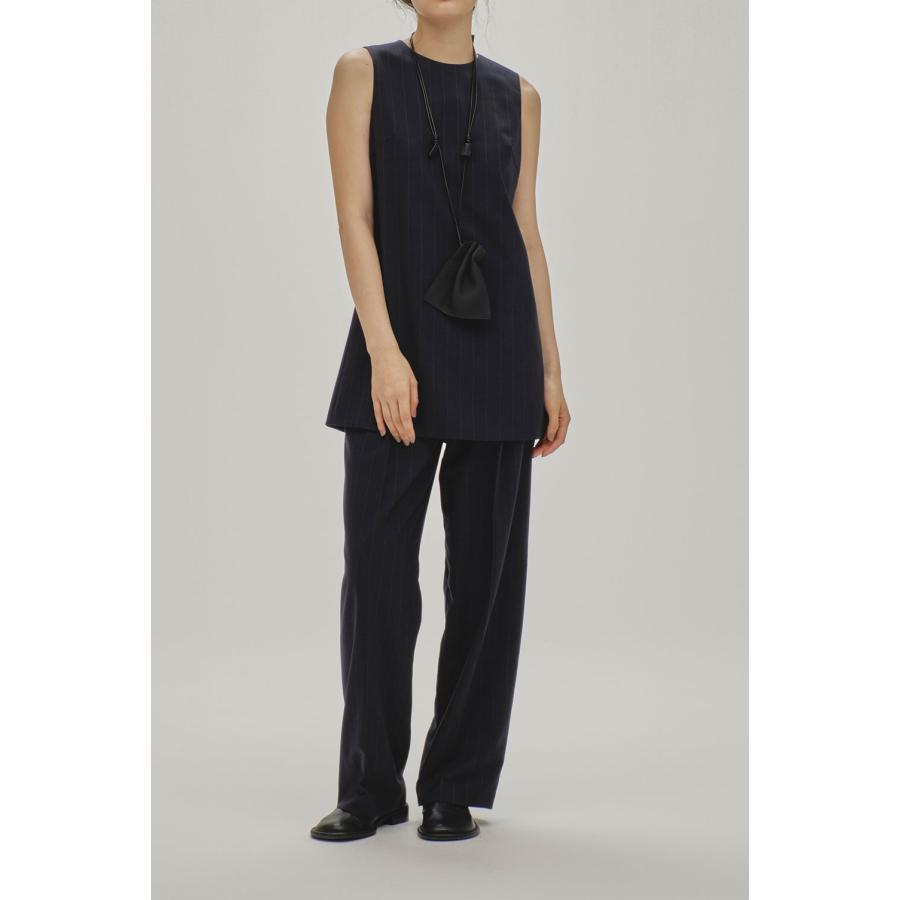 Stripe Tuck Trousers - INDIGO (12510702) Todayful(トゥデイフル) | TODAYFUL | 06