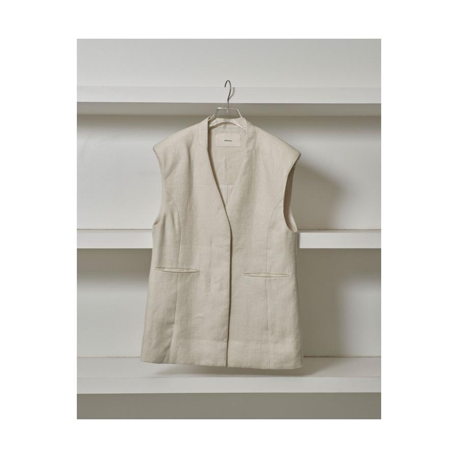 【SALE】Linen Over Vest - SAGE (12510107) Todayful(トゥデイフル) | TODAYFUL | 05