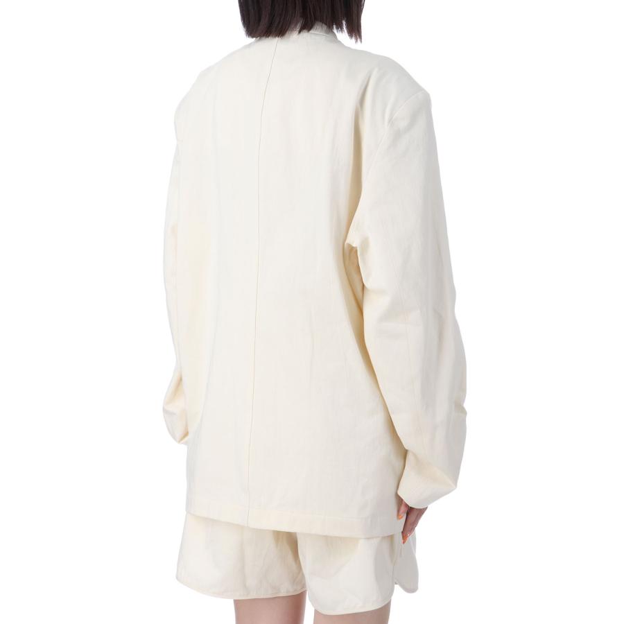 【SALE】Collarless Cottonsatin Jacket - WHITE (12510106) Todayful(トゥデイフル) | TODAYFUL | 02