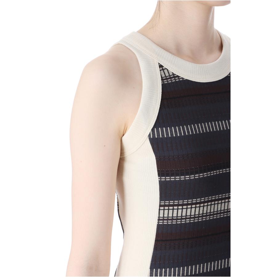 【SALE】Jacquard Border Dress - INDIGO (12510305) Todayful(トゥデイフル) | TODAYFUL | 04