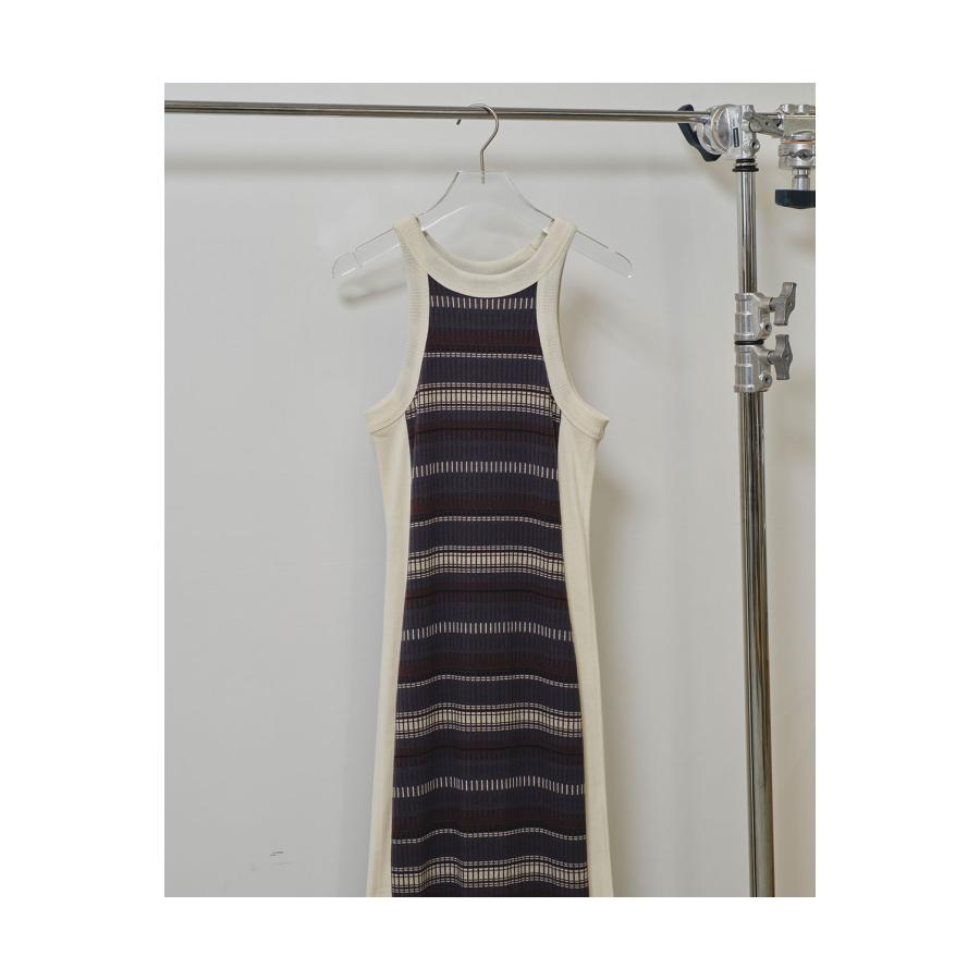 【SALE】Jacquard Border Dress - INDIGO (12510305) Todayful(トゥデイフル) | TODAYFUL | 05