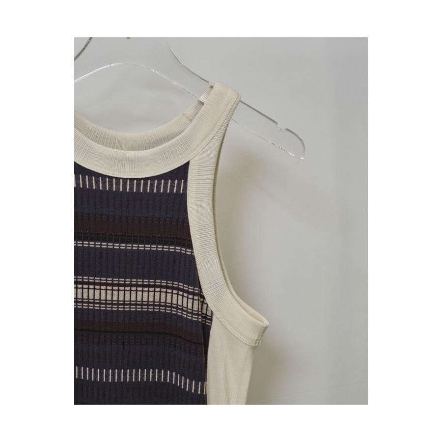 【SALE】Jacquard Border Dress - INDIGO (12510305) Todayful(トゥデイフル) | TODAYFUL | 06