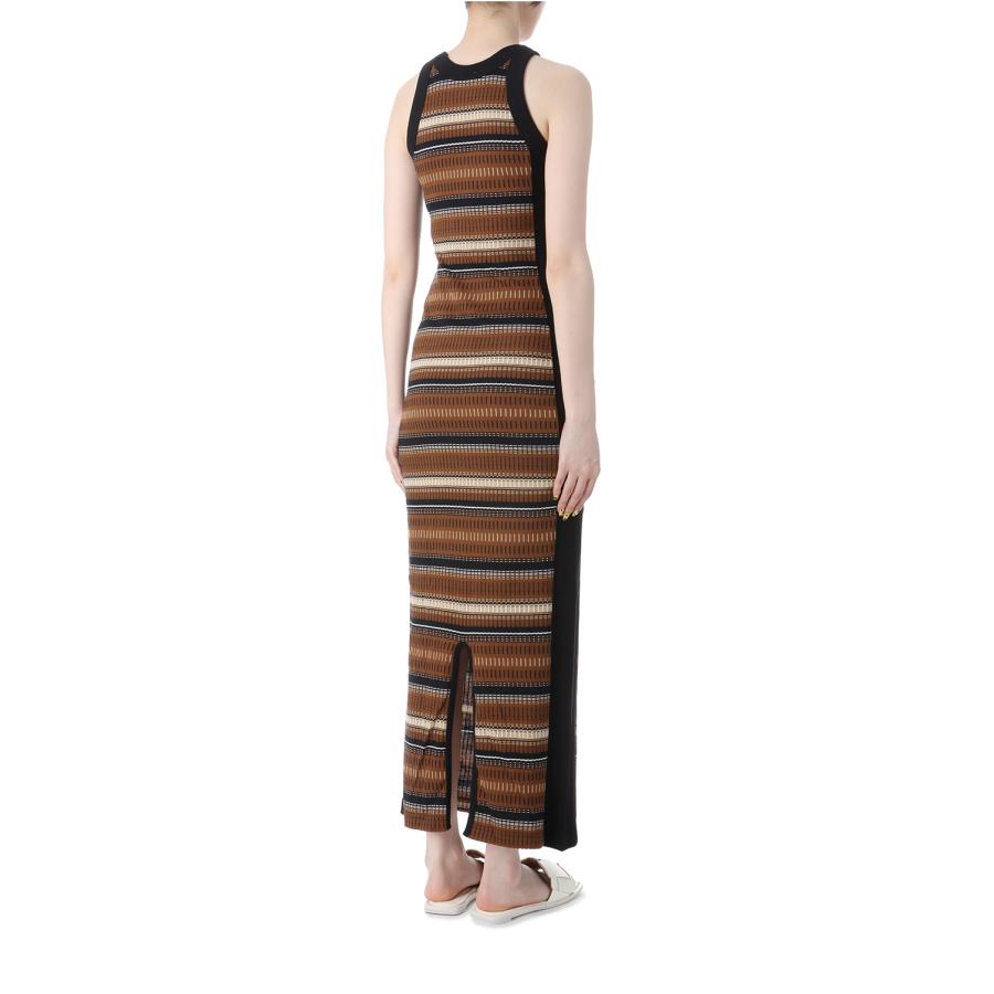 【SALE】Jacquard Border Dress - BROWN (12510305) Todayful(トゥデイフル) | TODAYFUL | 02