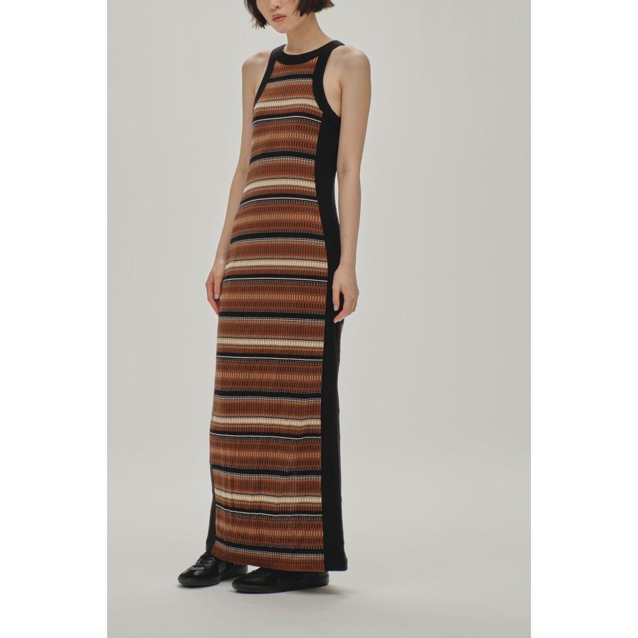 【SALE】Jacquard Border Dress - BROWN (12510305) Todayful(トゥデイフル) | TODAYFUL | 07