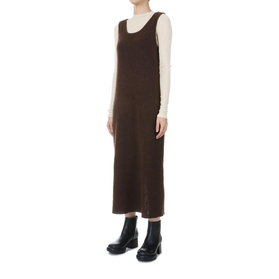 【SALE】Soft Uneck Onepiece -BROWN (62420399) anuke(アンヌーク) | anuke | 01