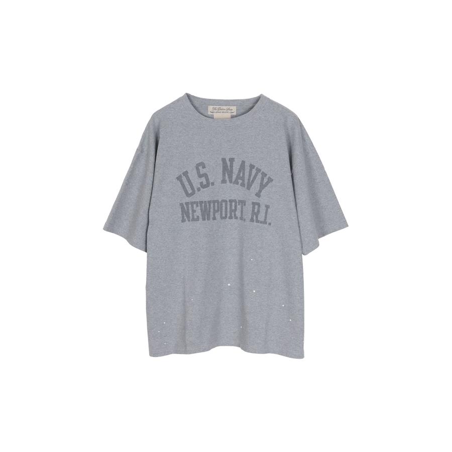 【P2倍】SP Finished 14/-Tenjiku Tee (U.S. NAVY) - heathergray (RN28369121) Remi Relief(レミレリーフ) | 