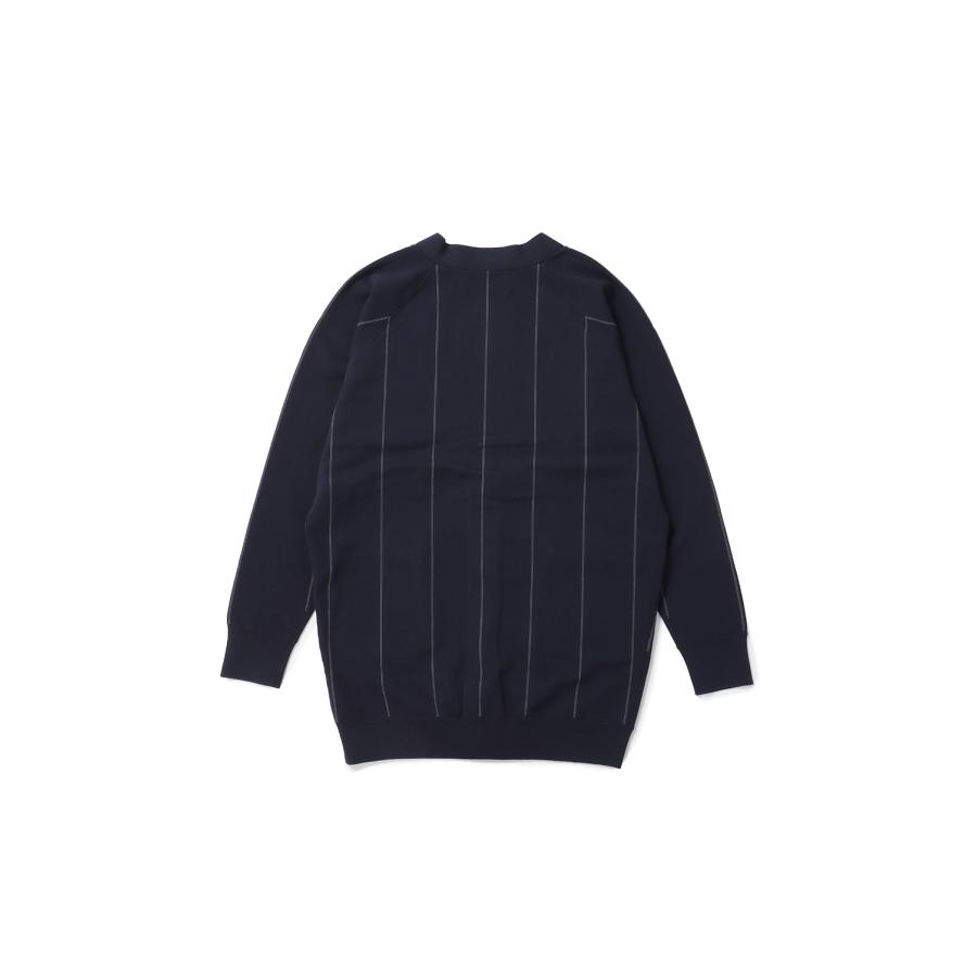 【P5倍 / SALE】High Twist Yern Stripe Cardigan - Navy (25SS-19-N) Jun Mikami(ジュンミカミ) |  | 06