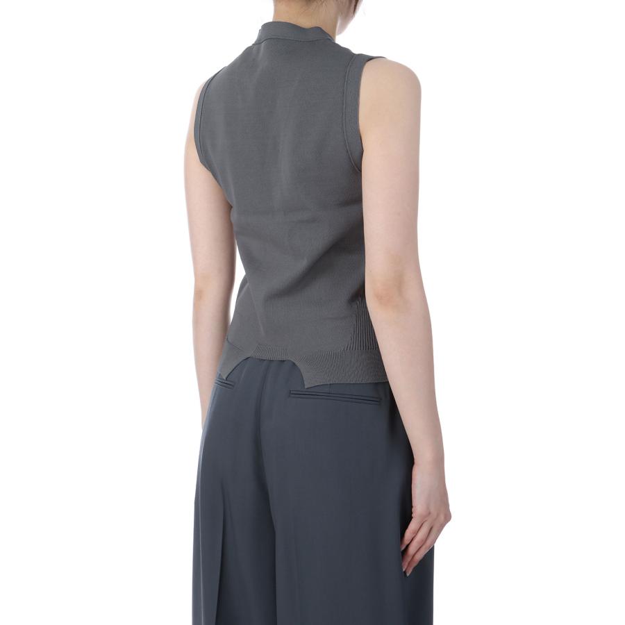 【P5倍 / SALE】High Twist Yern Vest - Gray (25SS-20-N) Jun Mikami(ジュンミカミ) |  | 02