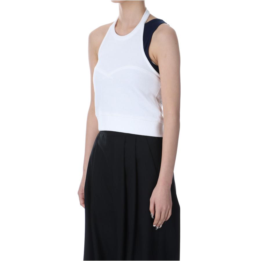 【P5倍 / SALE】Sweat Holter Neck - Shiro(White) (25SS-26-S) Jun Mikami(ジュンミカミ) |  | 01