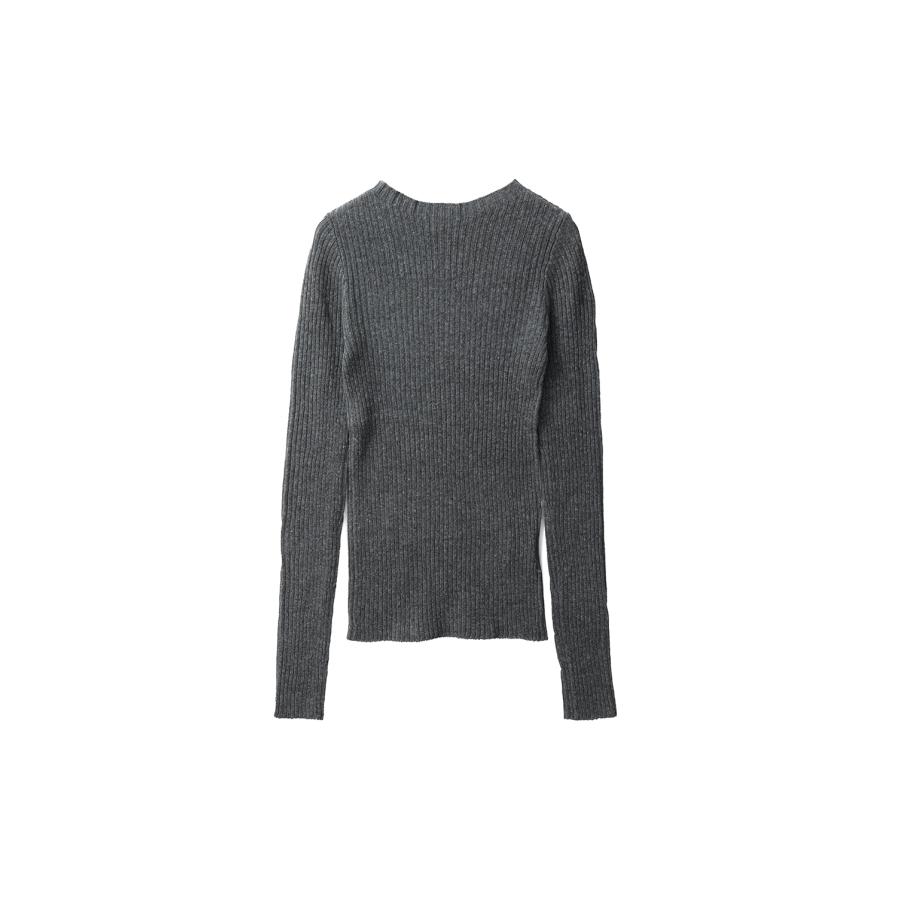 【SALE】Boatneck Rib Knit -CHARCOAL GRAY (12510505) Todayful(トゥデイフル) | TODAYFUL | 06