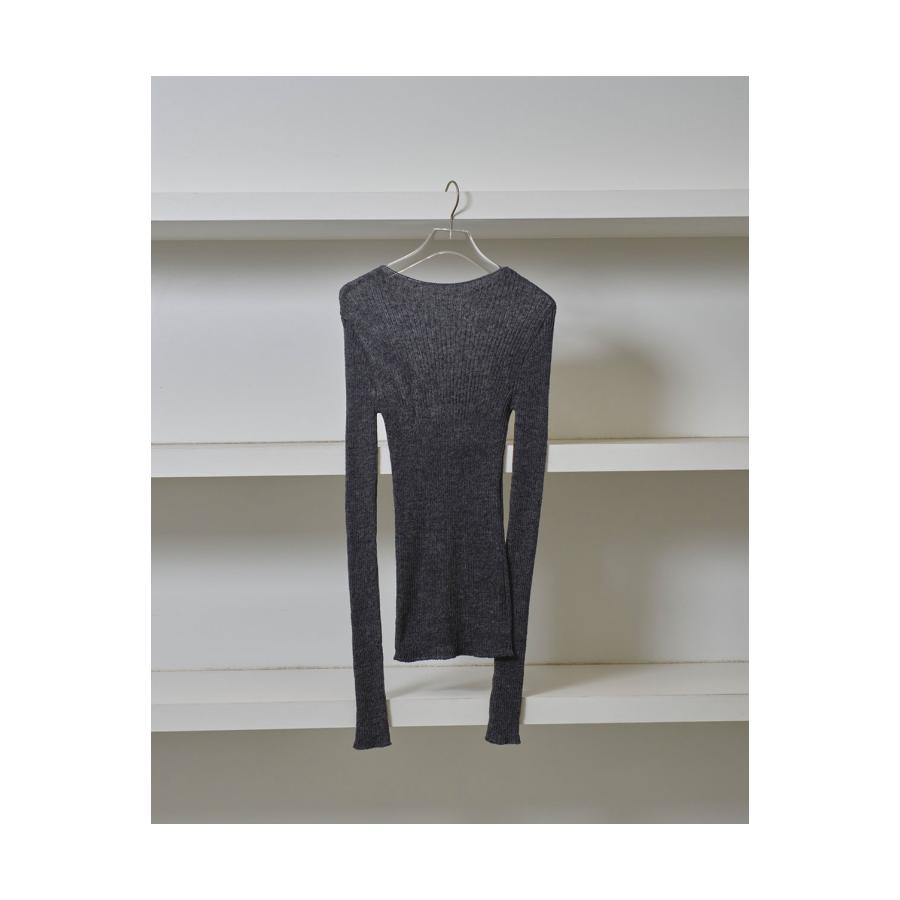 【SALE】Boatneck Rib Knit -CHARCOAL GRAY (12510505) Todayful(トゥデイフル) | TODAYFUL | 07