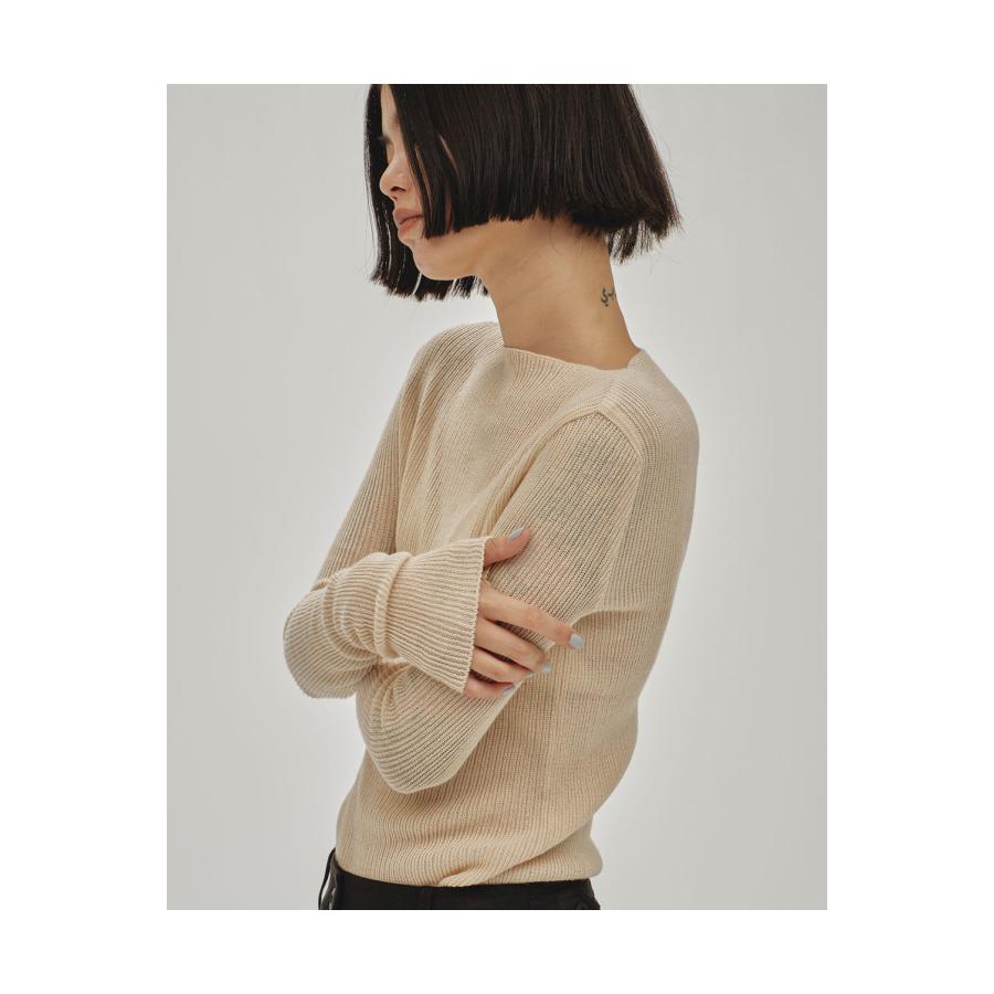 【SALE】Boatneck Rib Knit -NATURAL (12510505) Todayful(トゥデイフル) | TODAYFUL | 09