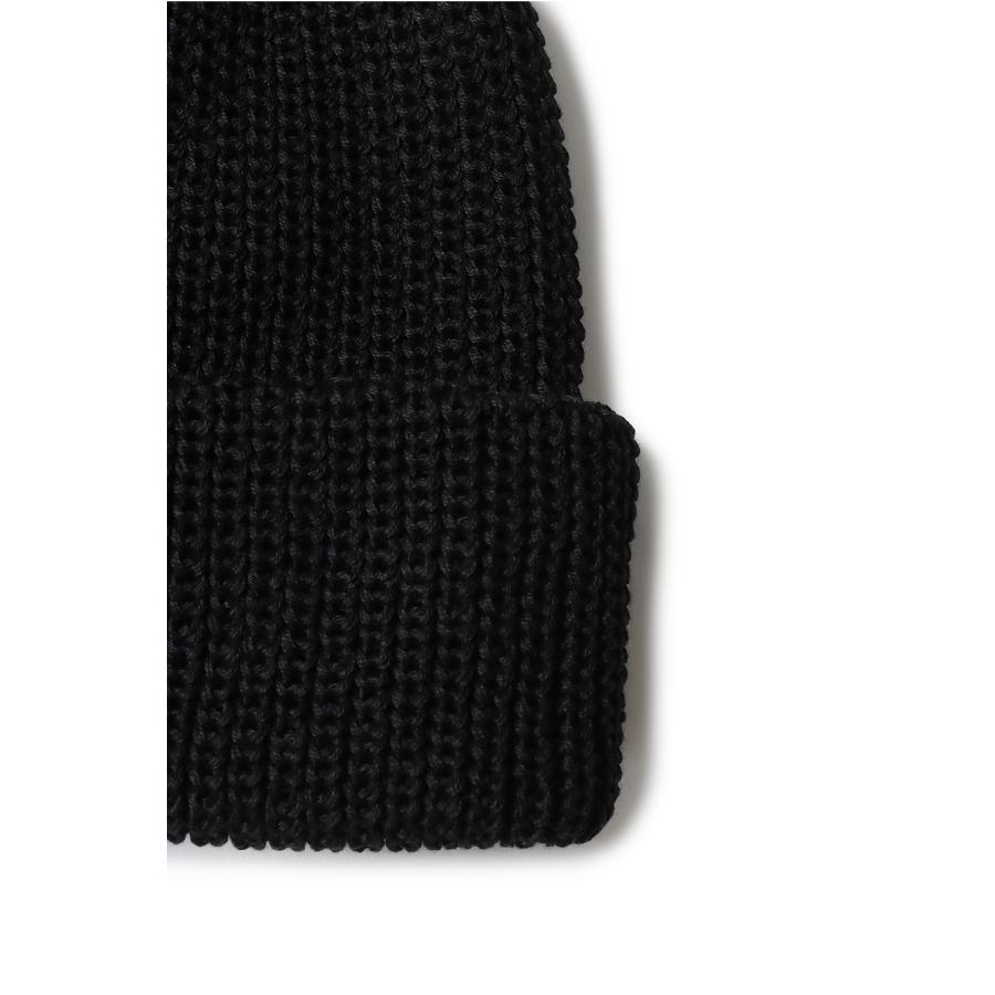 【P5倍】COTTON ACRYLIC WATCH CAP - 01BLACK (KN-251001) Kijima Takayuki(キジマタカユキ) | KIJIMA TAKAYUKI | 02