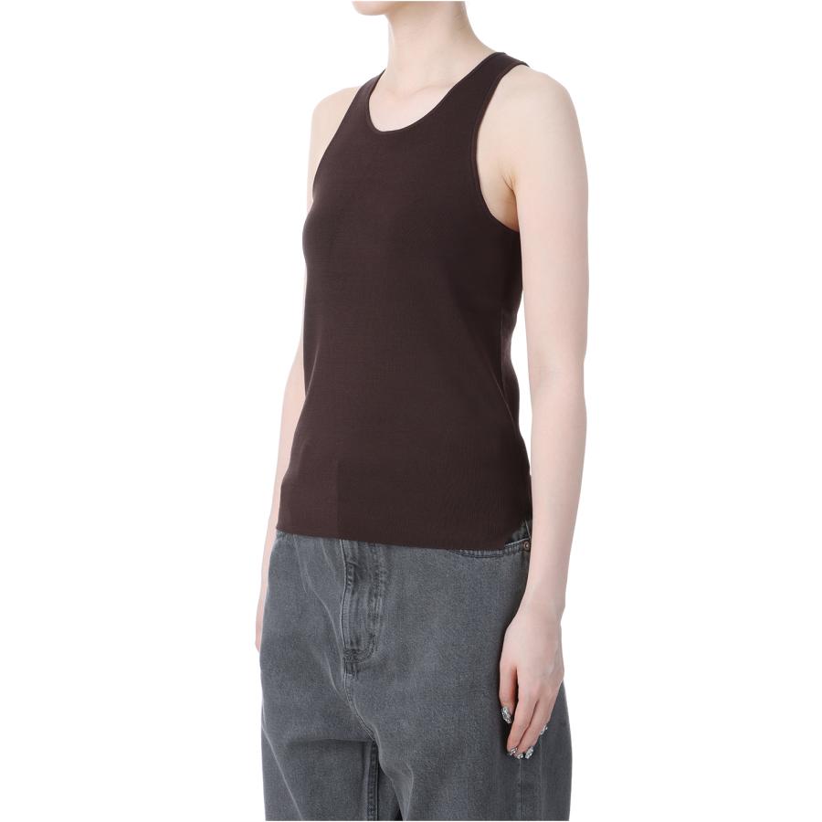 Highgauge Knit Tanktop -CHOCOLATE (12510511) Todayful(トゥデイフル) | TODAYFUL | 01