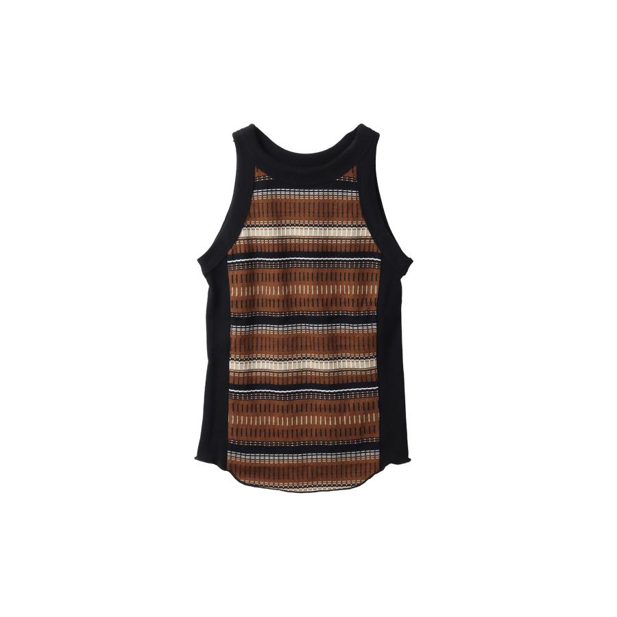 【SALE】Jacquard Border Tanktop -BROWN(12510614) Todayful(トゥデイフル) | TODAYFUL | 05