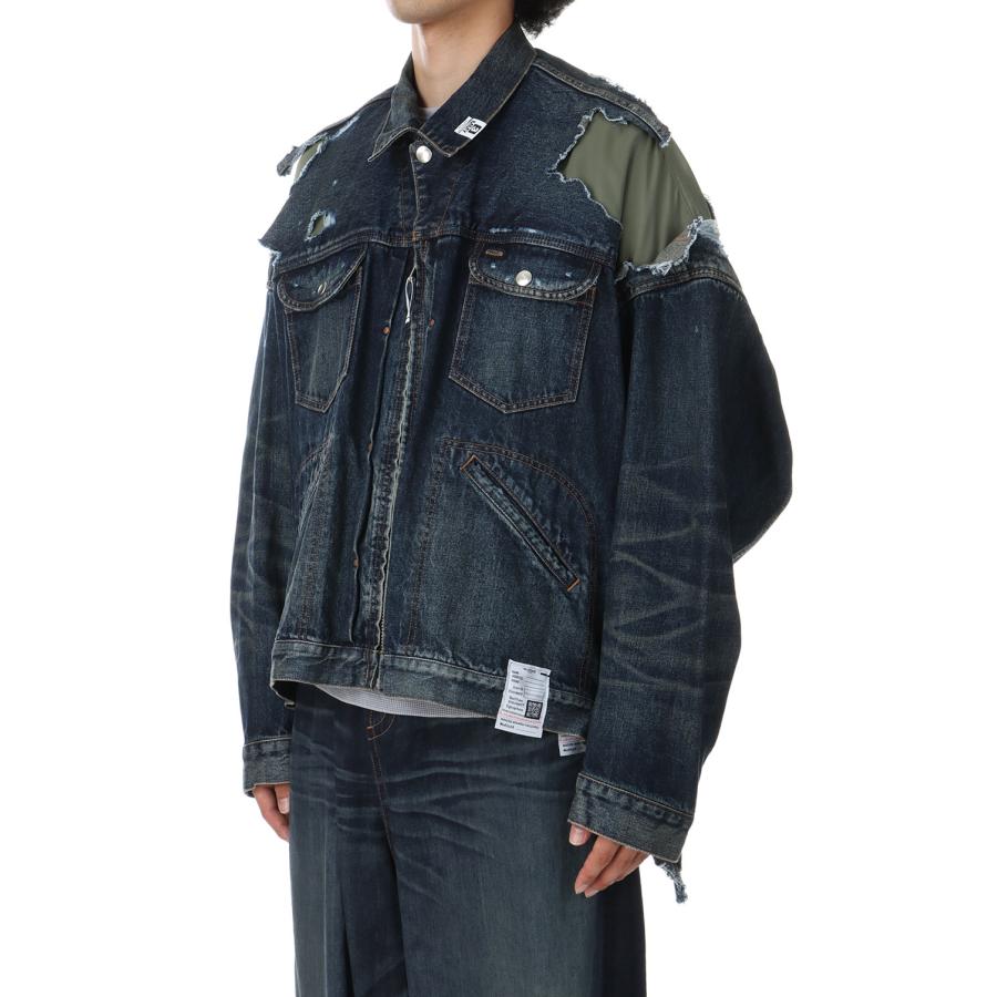 【P2倍】LAYERD DENIM ×JK(J13BL121)* MIHARA YASUHIRO(ミハラ ヤスヒロ) | MAISON MIHARA YASUHIRO | 02