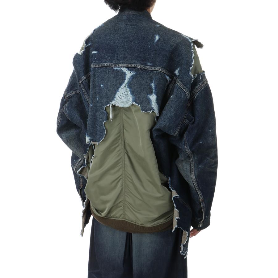 【P2倍】LAYERD DENIM ×JK(J13BL121)* MIHARA YASUHIRO(ミハラ ヤスヒロ) | MAISON MIHARA YASUHIRO | 03