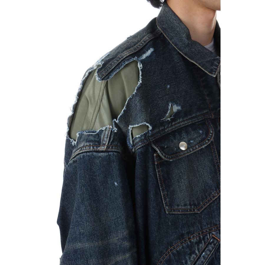 【P2倍】LAYERD DENIM ×JK(J13BL121)* MIHARA YASUHIRO(ミハラ ヤスヒロ) | MAISON MIHARA YASUHIRO | 04