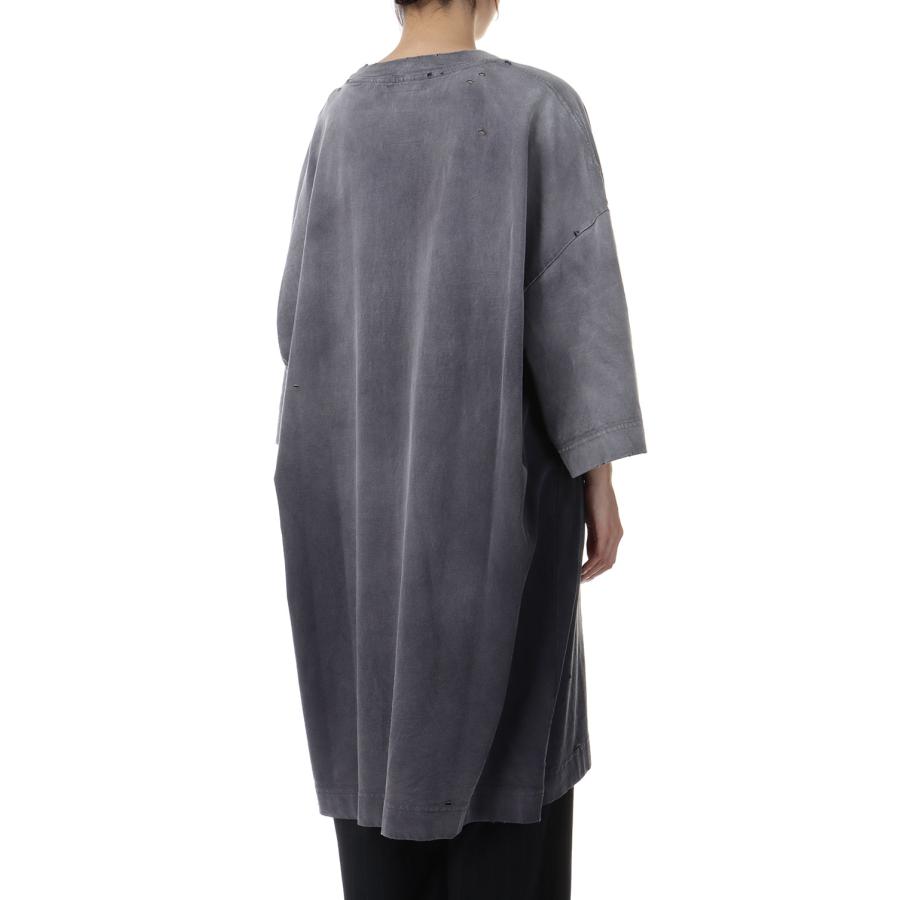 【P2倍】BLEACHED HUGE TEE-BLACK(B13TS561) MIHARA YASUHIRO -Women(ミハラ ヤスヒロ) | MAISON MIHARA YASUHIRO | 02