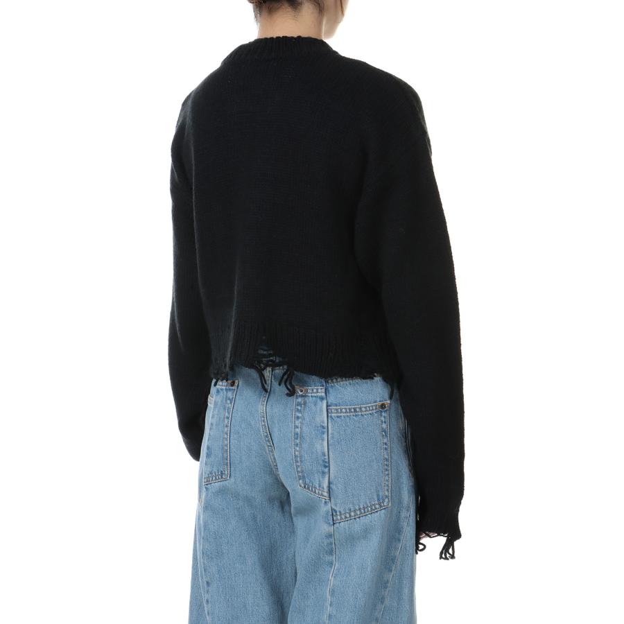 CAT INTARSIA ZIP CD-BLACK(B13CD532) MIHARA YASUHIRO -Women(ミハラ ヤスヒロ) | MAISON MIHARA YASUHIRO | 02