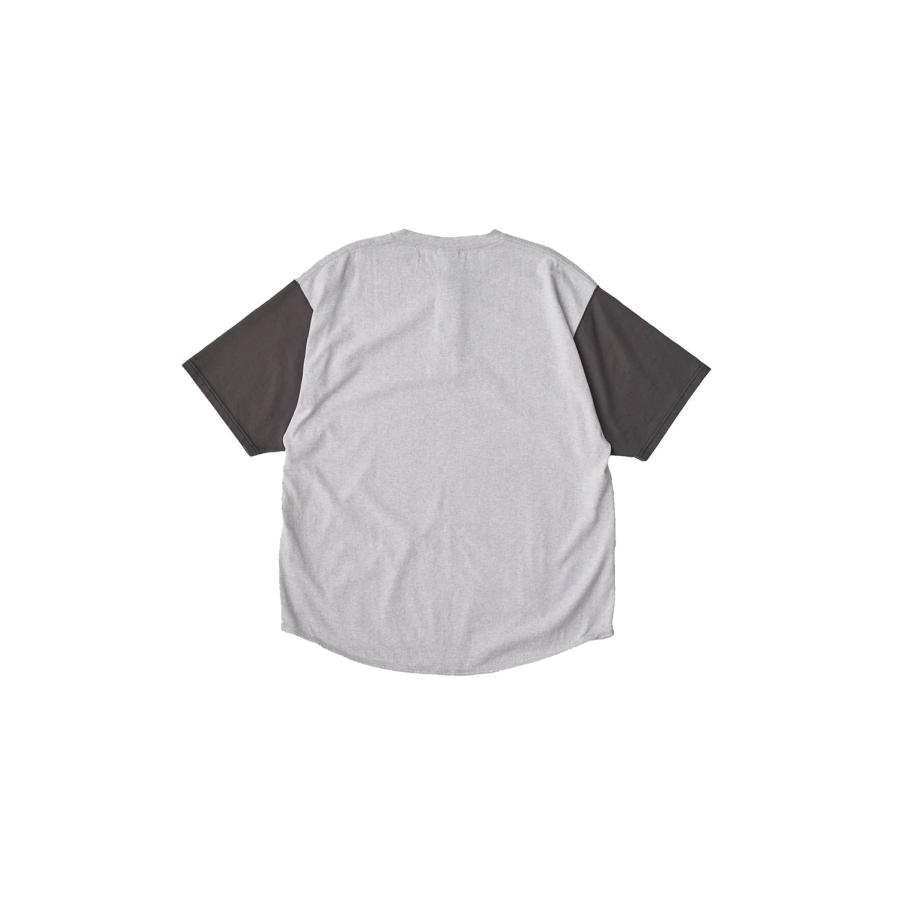 【P15倍】【SALE】Henleyneck Baseball Tee - Ash / Charcoal (SD25S-CT05) SEDAN ALL PURPOSE(セダン オール パーパス) |  | 01