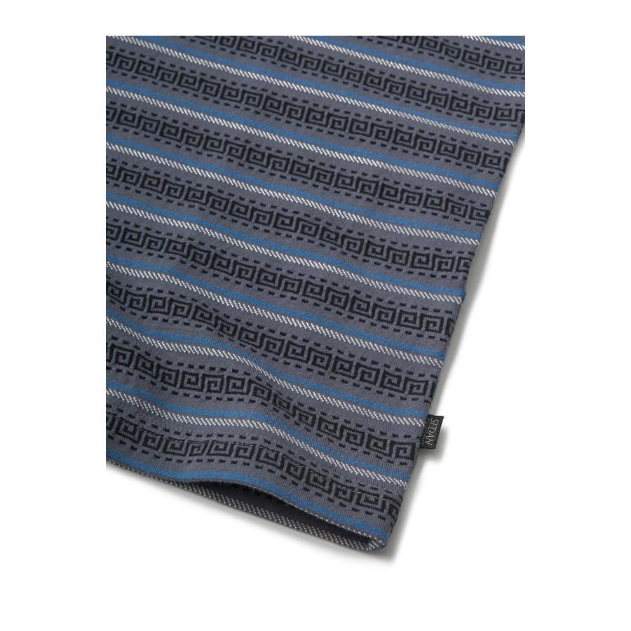 【P15倍】【SALE】Jaquard Striped S/S Tee - Charcoal (SD25S-CT08) SEDAN ALL PURPOSE(セダン オール パーパス) |  | 03