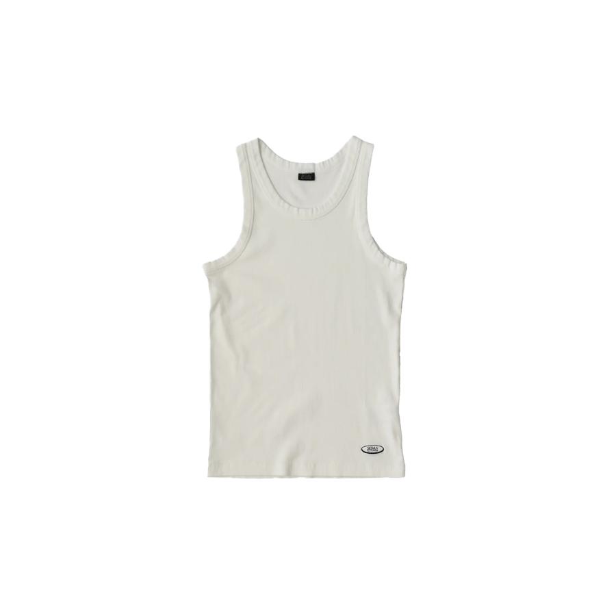 【P5倍 / SALE】Oval Logo Tank Top - White (SD25S-CT12) SEDAN ALL PURPOSE(セダン オール パーパス) | 