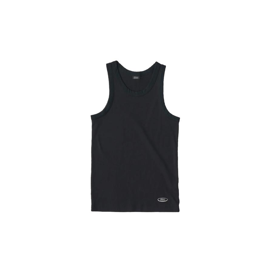 【P5倍 / SALE】Oval Logo Tank Top - Black (SD25S-CT12) SEDAN ALL PURPOSE(セダン オール パーパス) | 