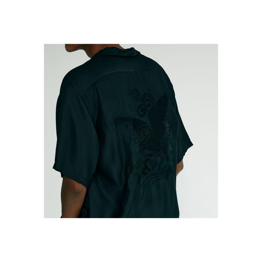 【P5倍 / SALE】ACETATE S/S SUKA SHIRT EAGLE - BLACK / BLACK (GL39432) Gold(ゴールド) |  | 02