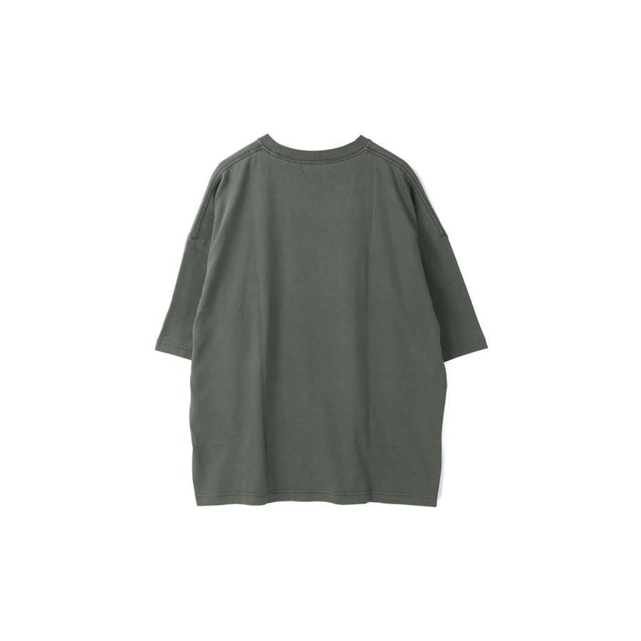 【P2倍 / SALE】Pigment Wide T - KHAKI (SHL25SS010OE) SHELTECH(シェルテック) |  | 01