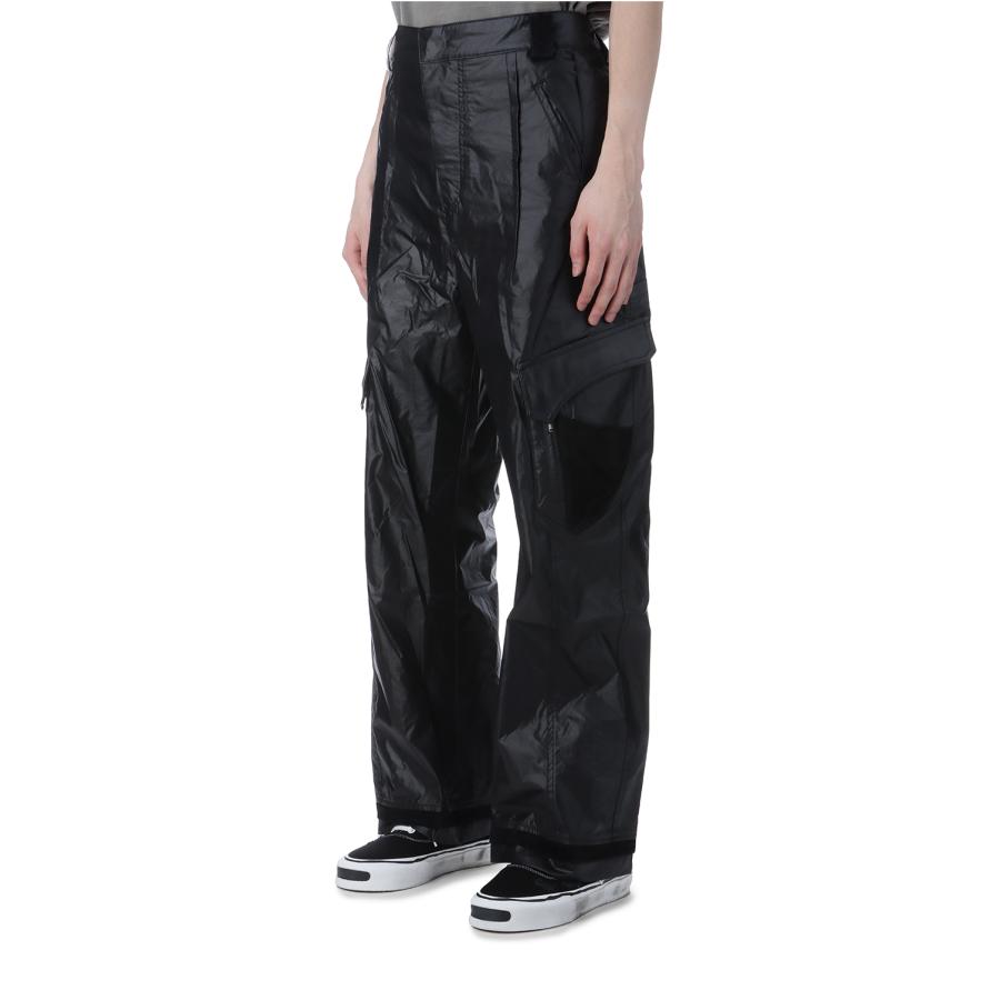 【P5倍 / SALE】EP.7 04 TROUSERS - GLOSSY BLACK (EP7TR4-GBK) XLIM(エクスリム) |  | 03