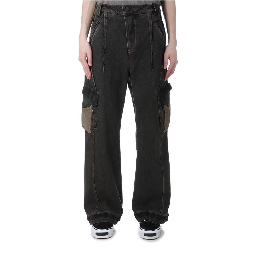 【P5倍 / SALE】EP.7 05 TROUSERS - BLACK (DENIM) (EP7TR5-BK) XLIM(エクスリム) |  | 01