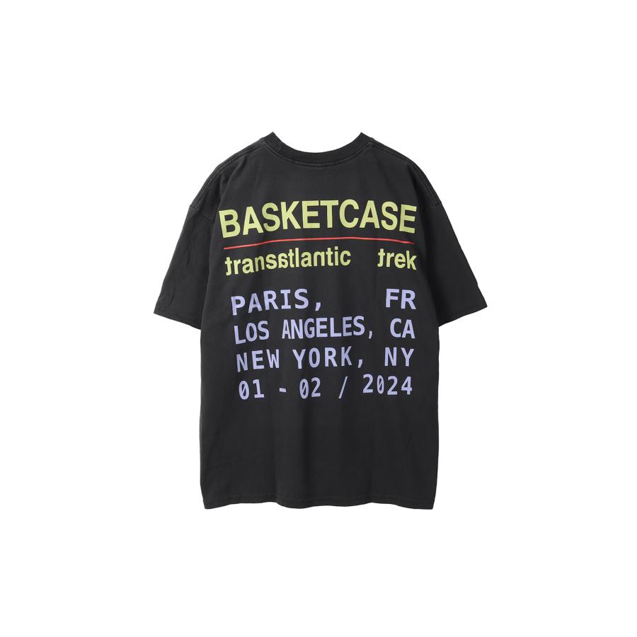 【P2倍 / SALE】AUGUST, t-shirt / White Basketcase(バスケットケース) |  | 01
